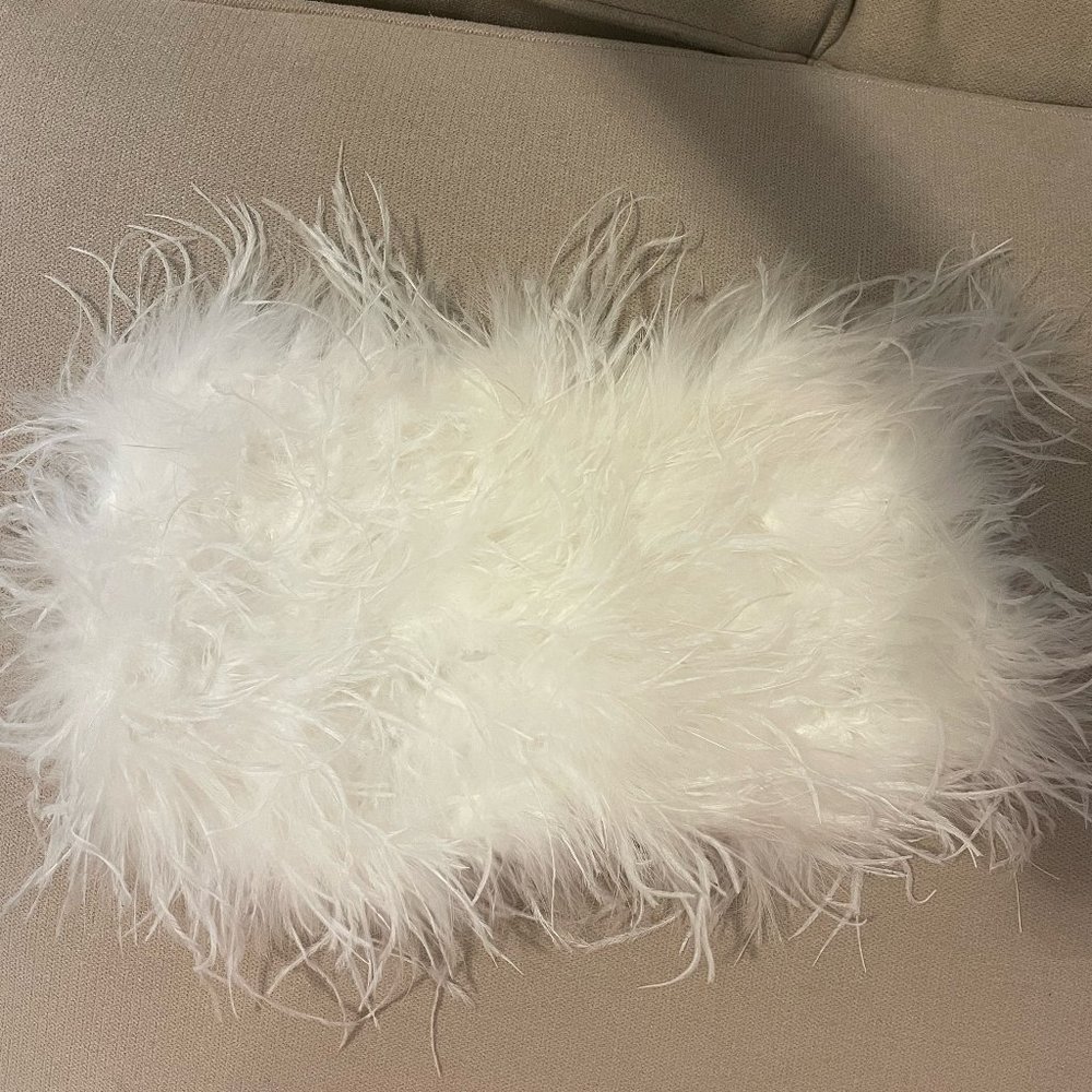 Feather Strapless Top - LA MARQUE dupe